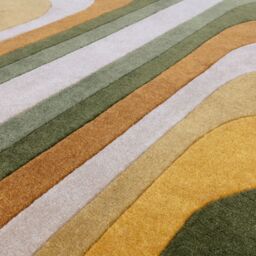 The Rug Shop UK Green Handmade Modern Abstract Pet Easy to Clean Area Rug - Size: 160 cm x 230 cm - thumbnail 5