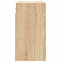 Berkfield Home Wall Cabinet Sonoma Oak 60x31x60 cm Engineered Wood in Light Tan - Size: 60 x 31 x 60 cm - thumbnail 7