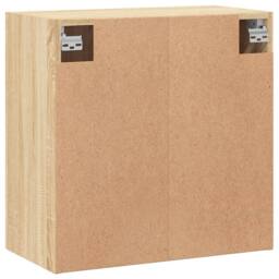 Berkfield Home Wall Cabinet Sonoma Oak 60x31x60 cm Engineered Wood in Light Tan - Size: 60 x 31 x 60 cm - thumbnail 8