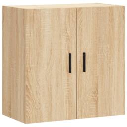 Berkfield Home Wall Cabinet Sonoma Oak 60x31x60 cm Engineered Wood in Light Tan - Size: 60 x 31 x 60 cm - thumbnail 3