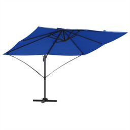 Berkfield Home Azure Blue Cantilever Umbrella Azure Blue - thumbnail 2