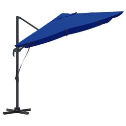 Berkfield Home Azure Blue Cantilever Umbrella Azure Blue - thumbnail 6