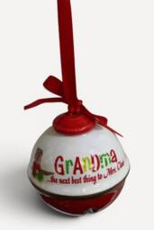Heaven Sends Family Christmas Bells - Choice of Design Christmas Ornament in White - thumbnail 1