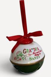 Heaven Sends Family Christmas Bells - Choice of Design Christmas Ornament in White - thumbnail 2
