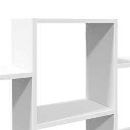 Berkfield Home Wall Shelf White 159x18x66 cm Engineered Wood - Size: 159 x 18 x 66 cm - thumbnail 6