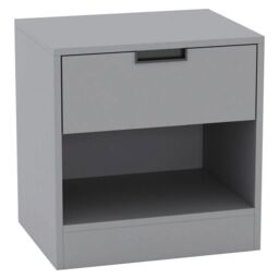 EONLION 1-Drawer Nightstand with Shelf - Bedroom Storage Cabinet in Light Oak - thumbnail 5