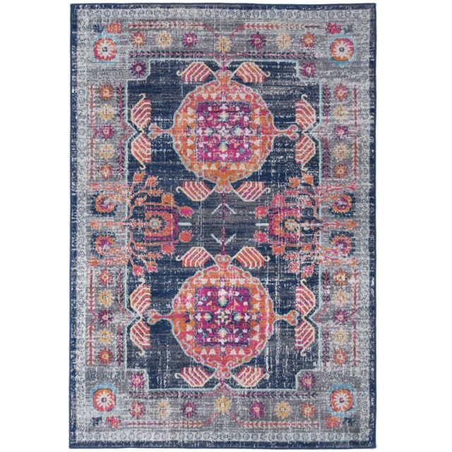 THE RUGS Marrakech Multicolour Distressed Large Area Rug & Runner Living Room 400 - Size: 200 cm x 290 cm - image 1