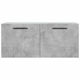 Berkfield Home Wall Cabinet Concrete Grey 80x36.5x35 cm Engineered Wood - thumbnail 5