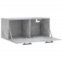 Berkfield Home Wall Cabinet Concrete Grey 80x36.5x35 cm Engineered Wood - thumbnail 6