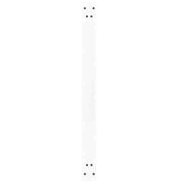 Berkfield Home Dining Table Legs V-Shape 2 pcs White 100x(72-73.3) cm Steel - thumbnail 7