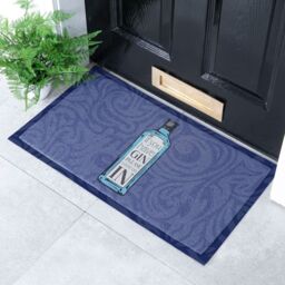 Artsy Mats If You Have Gin Please Come On In Indoor & Outdoor Doormat - 70x40cm in Purple - Size: 40 cm x 70 cm - thumbnail 1