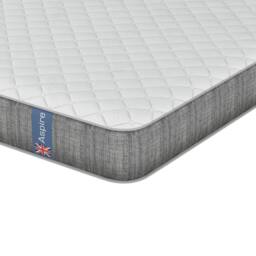 Aspire Heritage Cashmere 1000 Pocket Dual Sided Mattress Medium Firm in White - Size: Double - thumbnail 4