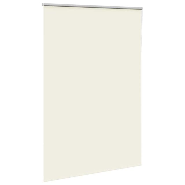 Berkfield Home Roller Blind Blackout Off-White 150x210 cm Fabric Width 146.6 cm Polyester in White - image 1