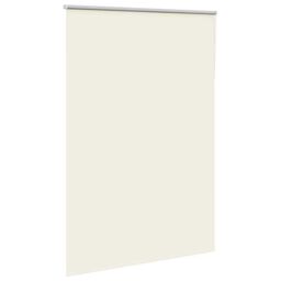 Berkfield Home Roller Blind Blackout Off-White 150x210 cm Fabric Width 146.6 cm Polyester in White - thumbnail 1