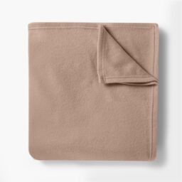 OHS Large Teddy Fleece Throw Blanket in Light Brown - Size: 150 cm × 200 cm - thumbnail 2