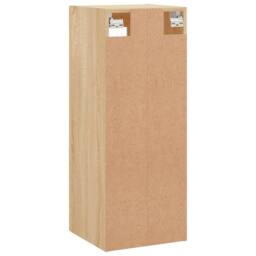 Berkfield Home Wall Mounted Cabinet Sonoma Oak 34.5x34x90 cm in Light Brown - thumbnail 9