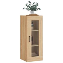 Berkfield Home Wall Mounted Cabinet Sonoma Oak 34.5x34x90 cm in Light Brown - thumbnail 4