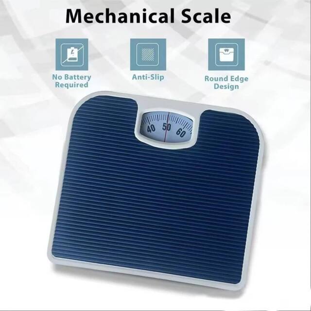 SPETLEK Blue Mechanical Dial Bathroom Scales Weighing Scale - image 1