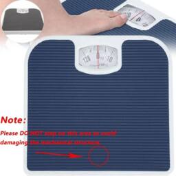 SPETLEK Blue Mechanical Dial Bathroom Scales Weighing Scale - thumbnail 3