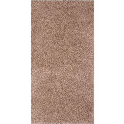 THE RUGS Beige Plain Soft High Pile Shaggy Rugs & Runners Living Room Bedroom - Size: 120 cm x 120 cm - thumbnail 7