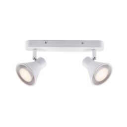 Nordlux Modern Indoor Spot Light White Metal GU10 Adjustable Head - Mains Powered, IP20 - thumbnail 1