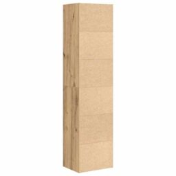 Berkfield Home Bookcase Artisan Oak 31x24x127 cm Engineered Wood in Brown - Size: 31 x 24 x 127 cm - thumbnail 6