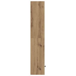 Berkfield Home Bookcase Artisan Oak 31x24x127 cm Engineered Wood in Brown - Size: 31 x 24 x 127 cm - thumbnail 5