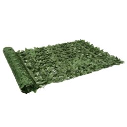 Berkfield Home Balcony Screen with Dark Green Leaves 400x150 cm - thumbnail 2