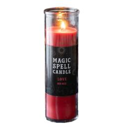 Something Different Love Magic Spell Red Rose Tube Candle in Light Red - thumbnail 2
