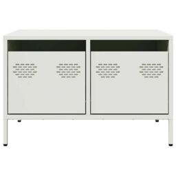 Berkfield Home TV Cabinet White 68x50x43.5 cm Cold-rolled Steel - thumbnail 6