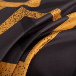 Grace Premium Microfiber Reversible Duvet Cover Set Hypoallergenic Bedding in Gold - Size: King - thumbnail 9