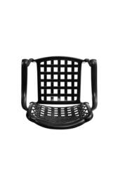 Living and Home Set of 2 Outdoor Dining Chairs with Cushions in Black - thumbnail 4