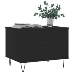 Berkfield Home Coffee Table Black 60x44.5x45 cm Engineered Wood - thumbnail 4