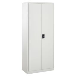 VINSETTO Filing Cabinet Storage Unit 2 Doors 5 Compartments Adjustable Shelf in White - thumbnail 2