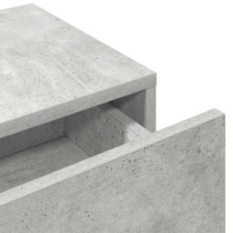 Berkfield Home Wall Shelf with Drawers Concrete Grey 60x26.5x15 cm Engineered Wood - thumbnail 8