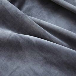 Berkfield Home Elegant Blackout Curtains with Rings 2 pcs Velvet Anthracite 140x in Dark Grey - thumbnail 4