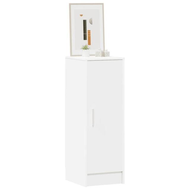 Berkfield Home Shoe Cabinet White 32x35x92 cm Engineered Wood - Size: 32 x 35 x 92 cm - image 1