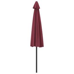 Berkfield Home Balcony Parasol with Aluminium Pole Bordeaux Red 300x155x223 cm Half - Size: 300 x 155 x 223 cm - thumbnail 5
