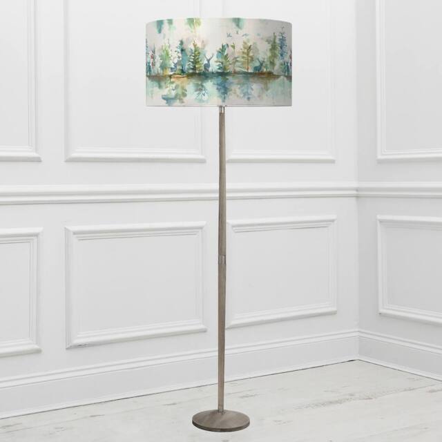 Voyage Maison Solensis Floor Lamp With Wilderness Eva Lampshade in Grey