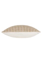Yard Organik Stripe Jute Woven Cushion in Natural - Size: 45 cm x 45 cm - thumbnail 3