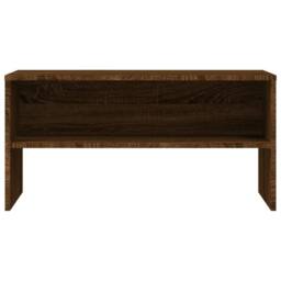Berkfield Home TV Cabinet Brown Oak 80x40x40 cm Engineered Wood - Size: 80 x 40 x 40 cm - thumbnail 4