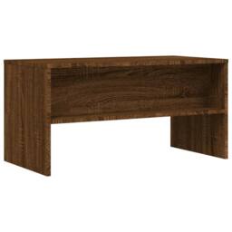 Berkfield Home TV Cabinet Brown Oak 80x40x40 cm Engineered Wood - Size: 80 x 40 x 40 cm - thumbnail 6