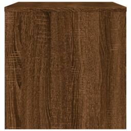 Berkfield Home TV Cabinet Brown Oak 80x40x40 cm Engineered Wood - Size: 80 x 40 x 40 cm - thumbnail 5