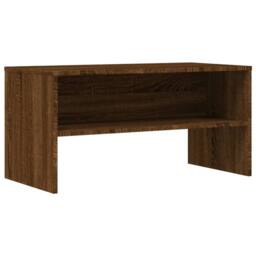 Berkfield Home TV Cabinet Brown Oak 80x40x40 cm Engineered Wood - Size: 80 x 40 x 40 cm - thumbnail 3