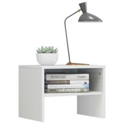 Berkfield Home Bedside Cabinets 2 pcs High Gloss White 40x30x30 cm Engineered Wood - Size: 40 x 30 x 30 cm - thumbnail 3