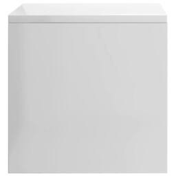 Berkfield Home Bedside Cabinets 2 pcs High Gloss White 40x30x30 cm Engineered Wood - Size: 40 x 30 x 30 cm - thumbnail 6