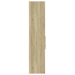 Berkfield Home Highboard Sonoma Oak 30x42.5x185 cm Engineered Wood in Tan - thumbnail 5