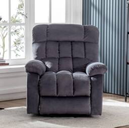 STILVORA Electric Lift Recliner Chair with Massage, Heat & USB in Grey - thumbnail 2