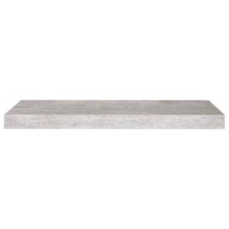Berkfield Home Floating Wall Shelves 2 pcs Concrete Grey 60x23.5x3.8 cm MDF - thumbnail 5