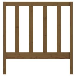 Berkfield Home Bed Headboard Honey Brown 96x4x100 cm Solid Wood Pine - Size: 96 x 4 x 100 cm - thumbnail 4